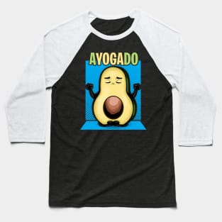 avocado yoga funny Baseball T-Shirt